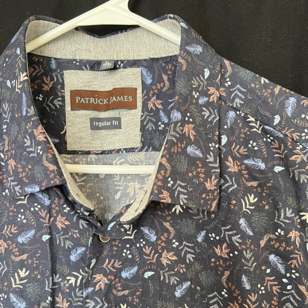 Patrick James Floral Regular Fit Button Down Shirt
